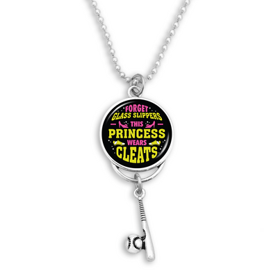 Forget Glass Slippers, This Princess Wears Cleats Rearview Mirror Charm