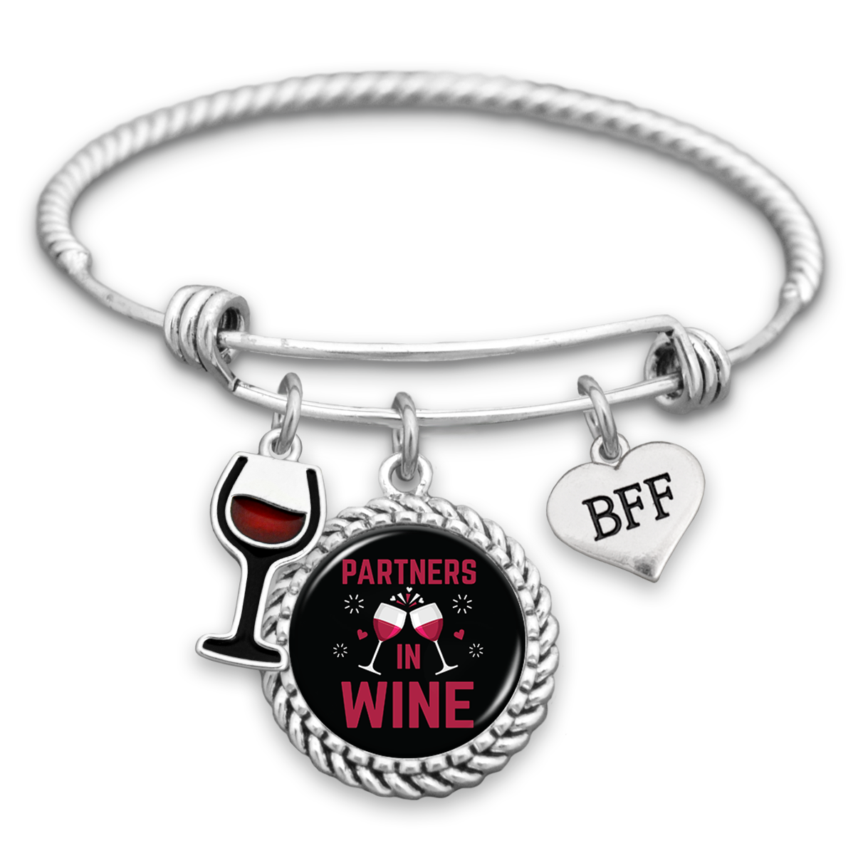 Partners In Wine BFF Charm Bracelet