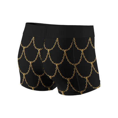 Gold Chain Scales Fitness Shorts