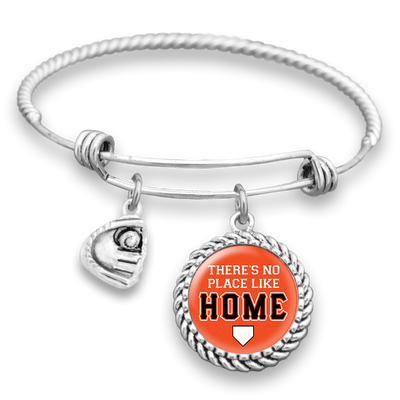 Baltimore There's No Place Like Home Baseball Charm Bracelet