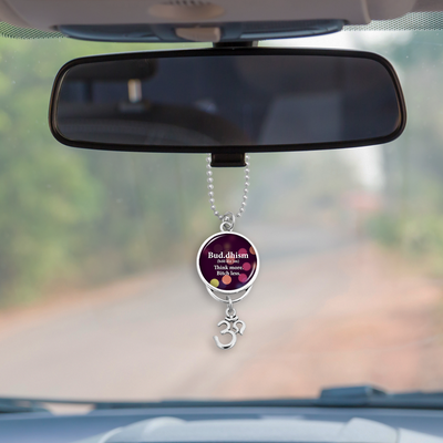 Buddhism Definition Rearview Mirror Charm