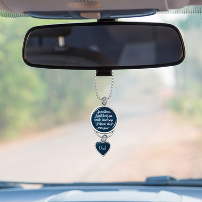 Customizable Know That Was You Night Sky Rearview Mirror Charm