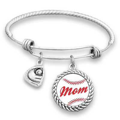 Baseball Mom Charm Bracelet