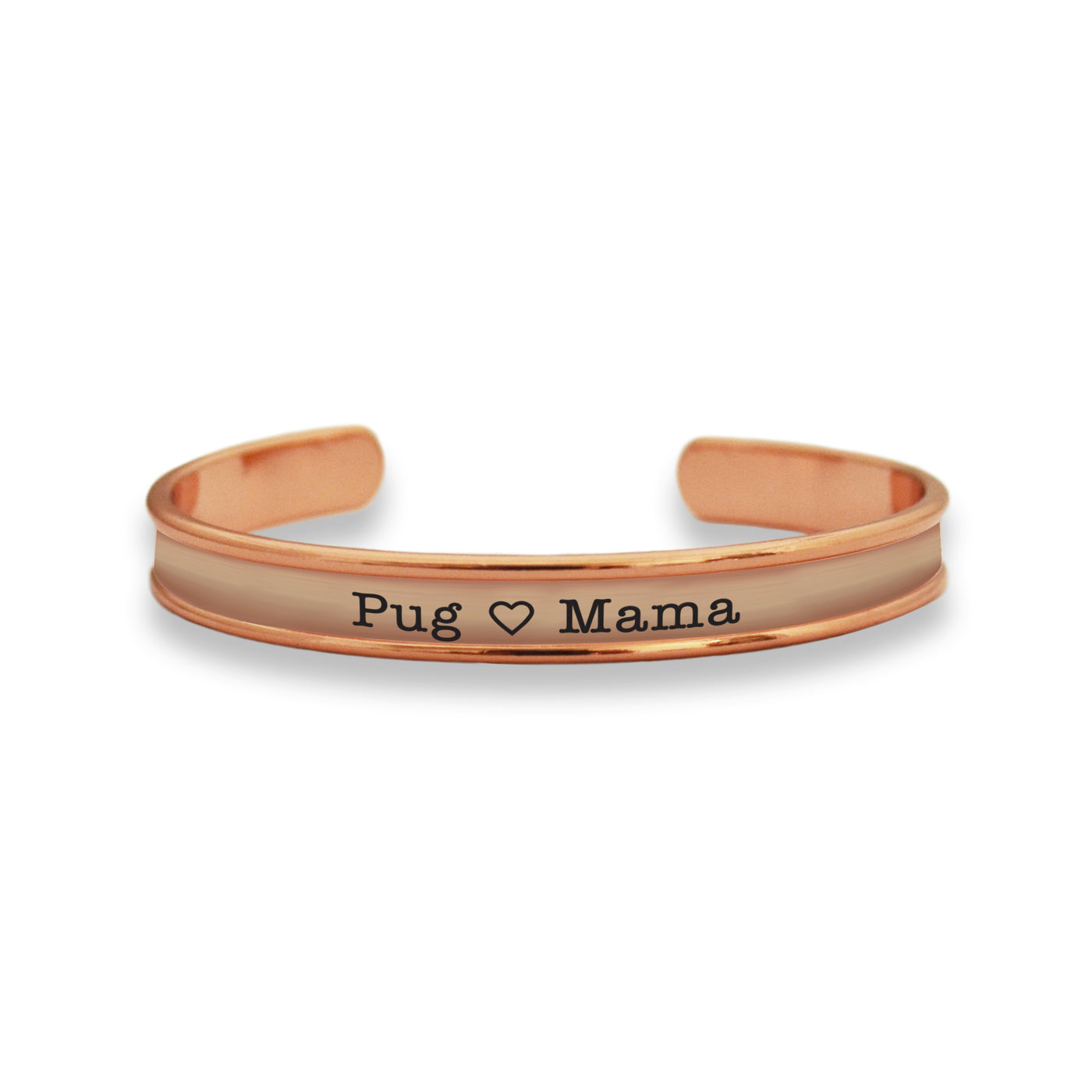 Pug Mama Cuff Bracelet
