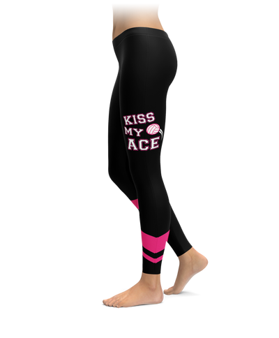 Kiss My Ace Volleyball Leggings