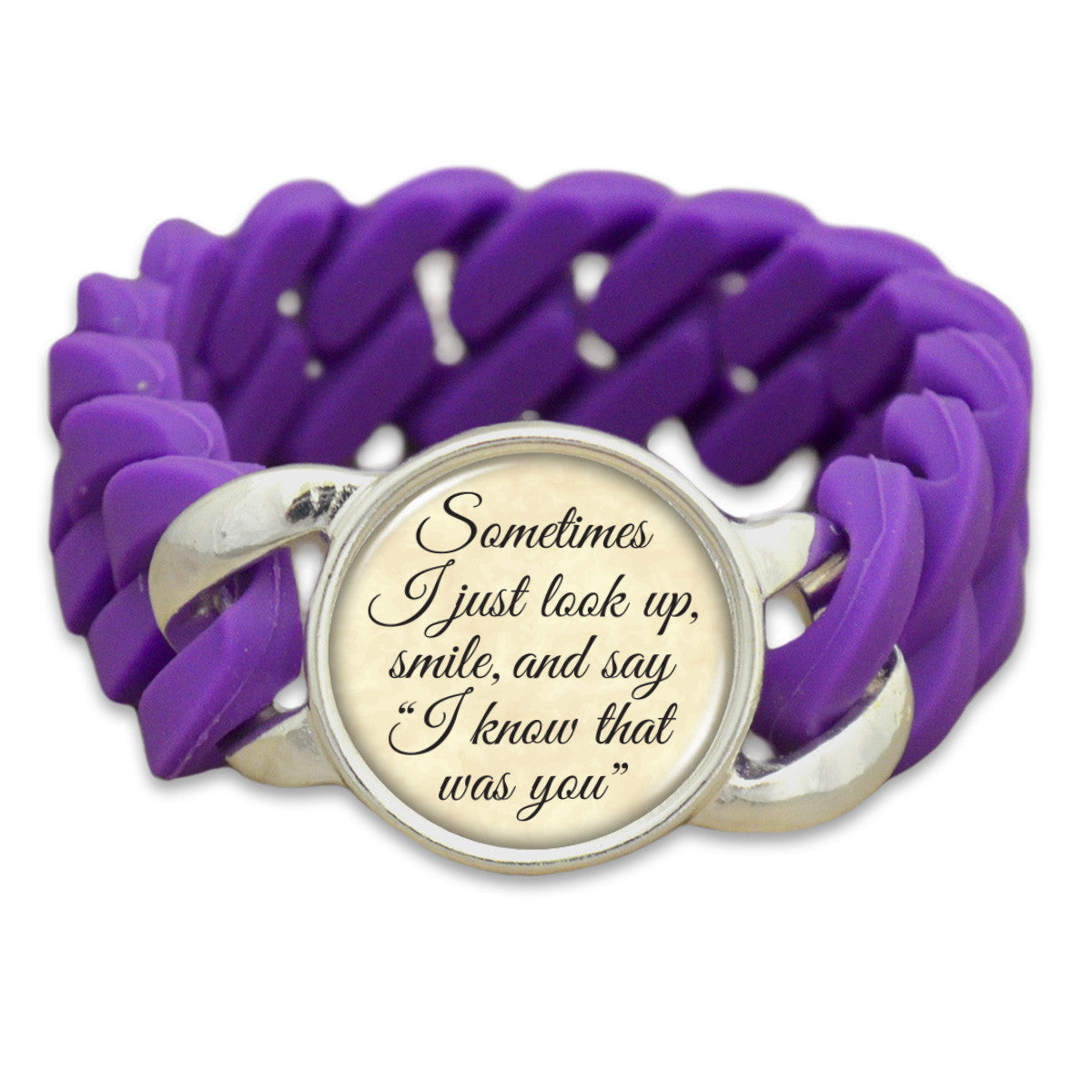 I Know That Was You Colored Silicone Stretch Bracelet