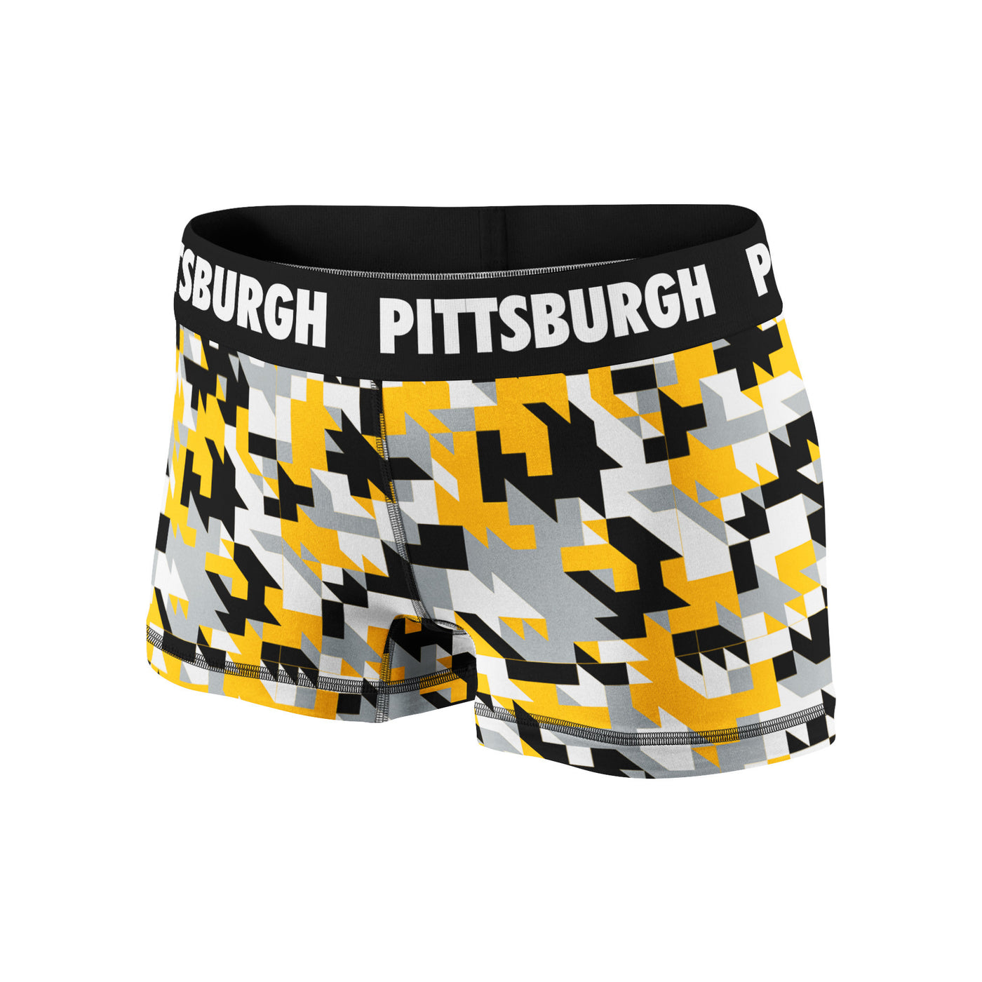 Pittsburgh Houndstooth Camo Fitness Shorts