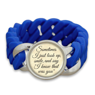 I Know That Was You Colored Silicone Stretch Bracelet