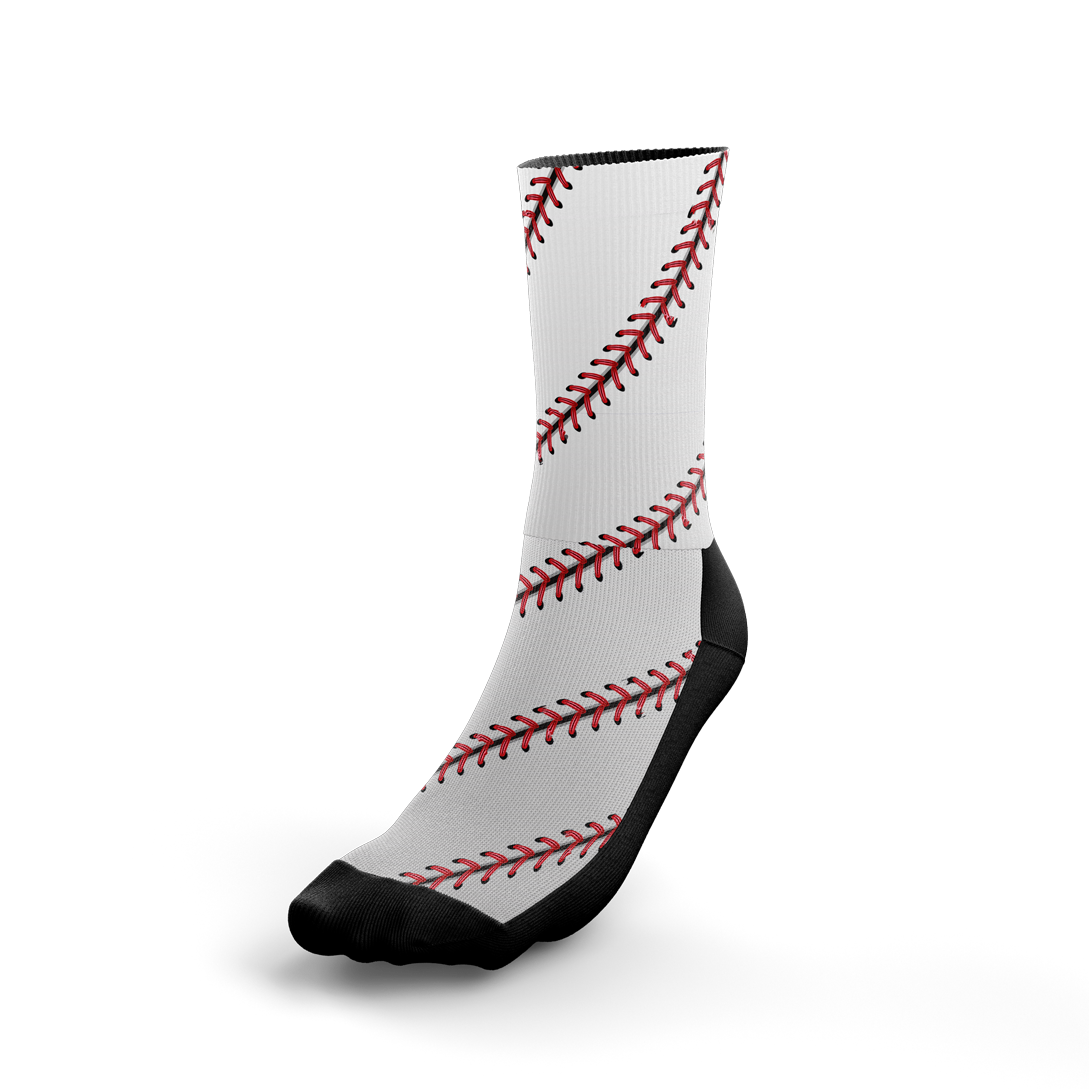 Baseball Stitch Crew Socks