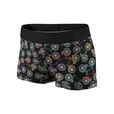 Colorful Bikes Fitness Shorts