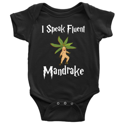I Speak Fluent Mandrake Baby Onesie