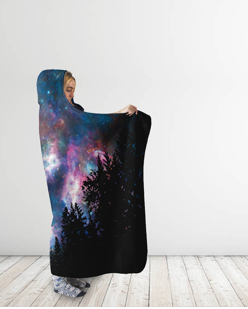 A Night In The Woods Hooded Blanket