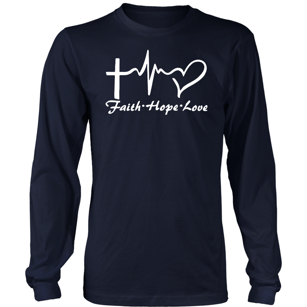 Faith, Hope, Love Long Sleeve Shirt