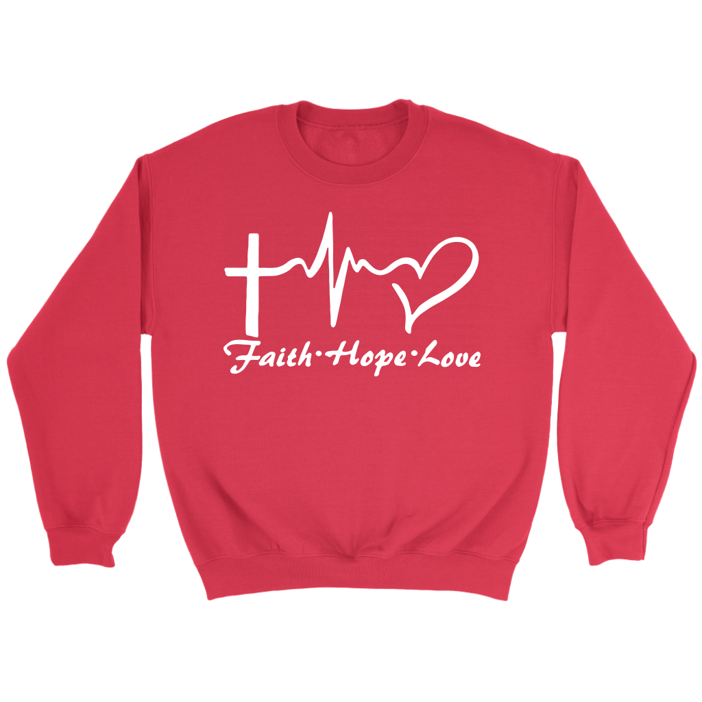 Faith, Hope, Love Crewneck Sweatshirt