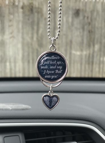 I Know That Was You Night Sky Rearview Mirror Charm