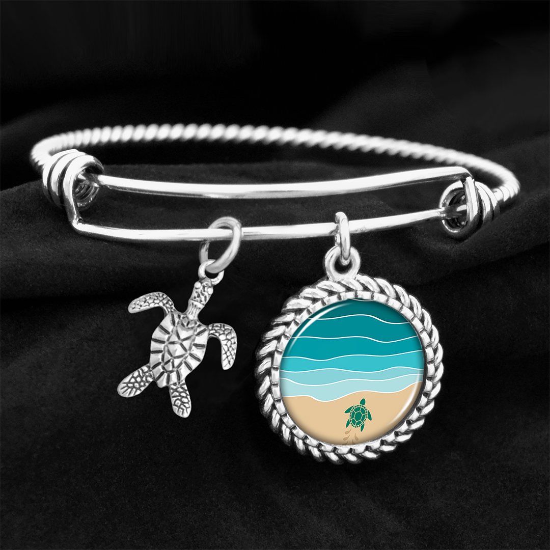 Baby Turtle Almost There Charm Bracelet