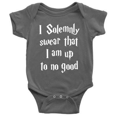 I Solemnly Swear That I Am Up To No Good Baby Onesie