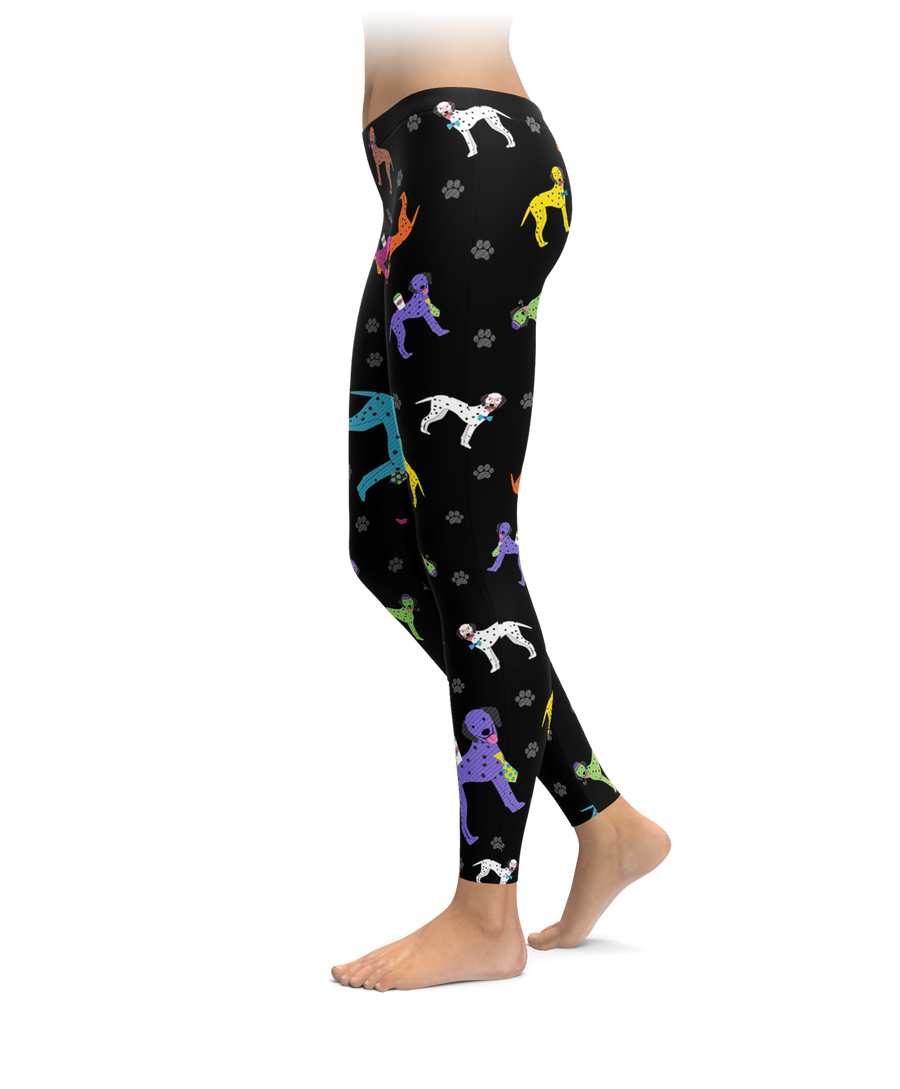 Colorful Dalmatian Leggings Brave New Look