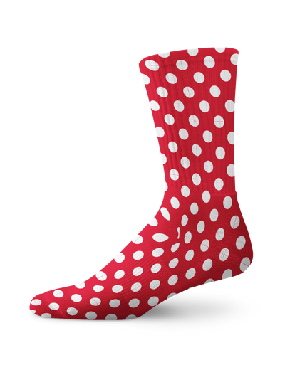 Minnie's Polka Dot Crew Socks