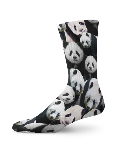 Pandas on Pandas on PandasCrew Socks
