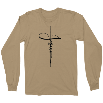 Jesus Cross Military Longsleeve Shirt