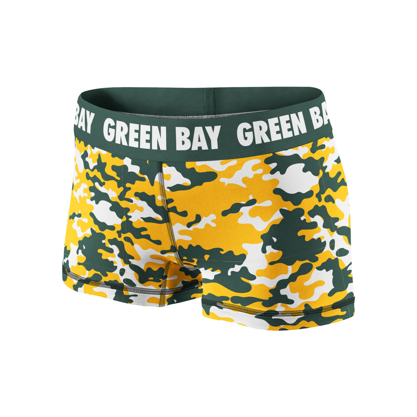 Green Bay Camo Classic Fitness Shorts