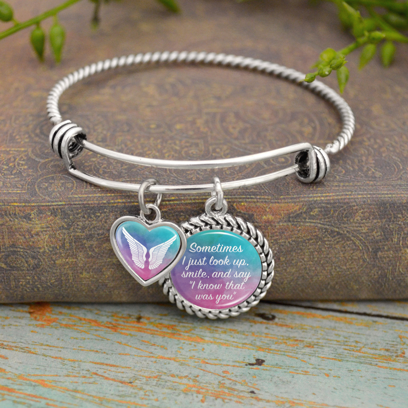 I Know That Was You Watercolor Charm Bracelet