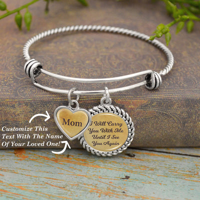 Carry You With Me Personalized Name Bracelet