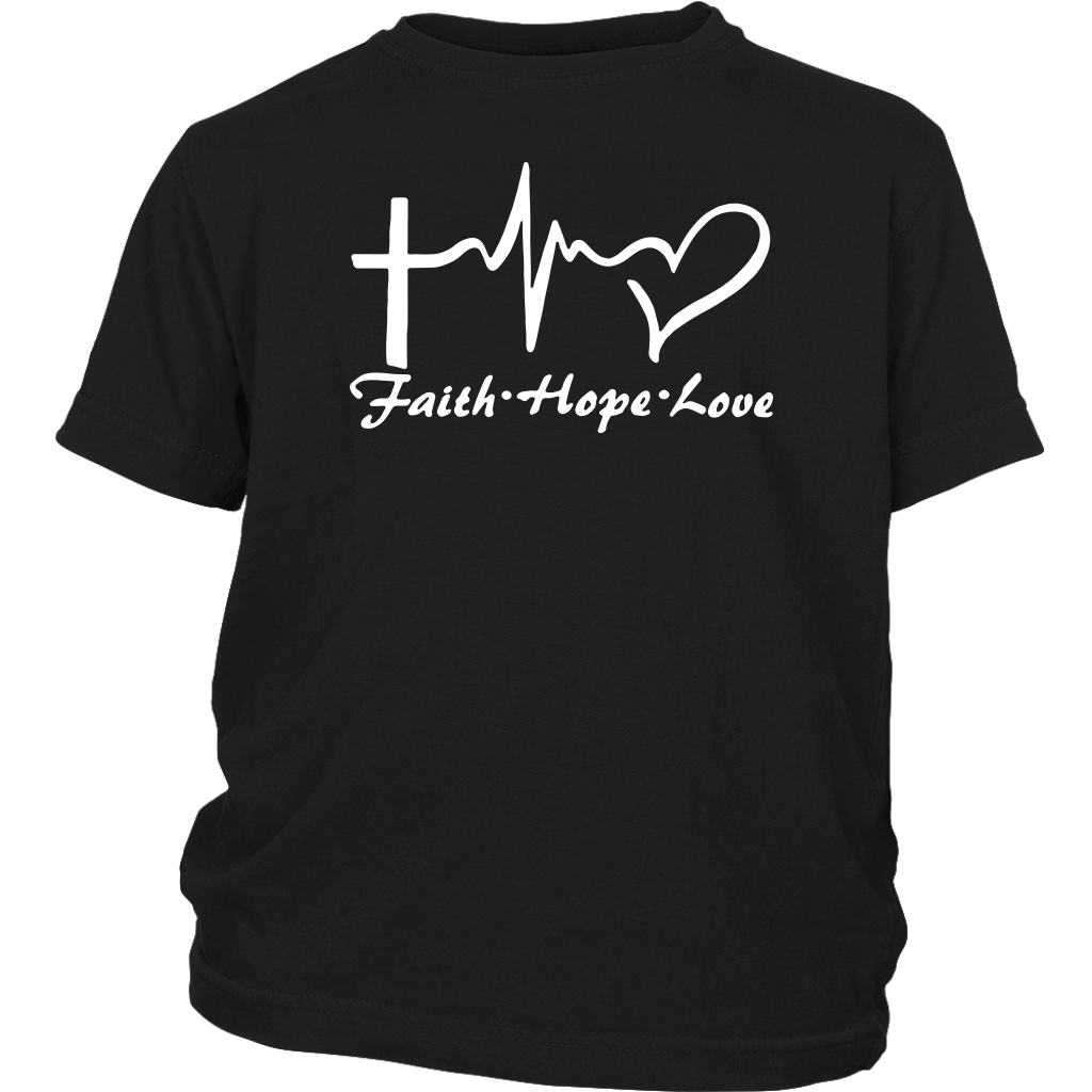 Faith, Hope, Love Youth Shirt