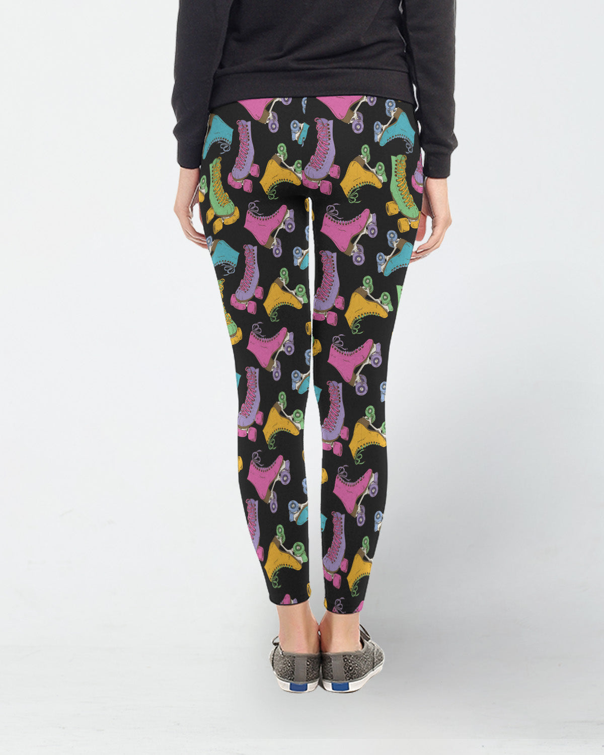 Colorful Roller Skate Leggings Brave New Look