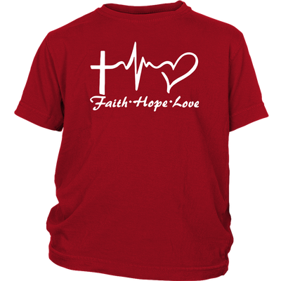 Faith, Hope, Love Youth Shirt