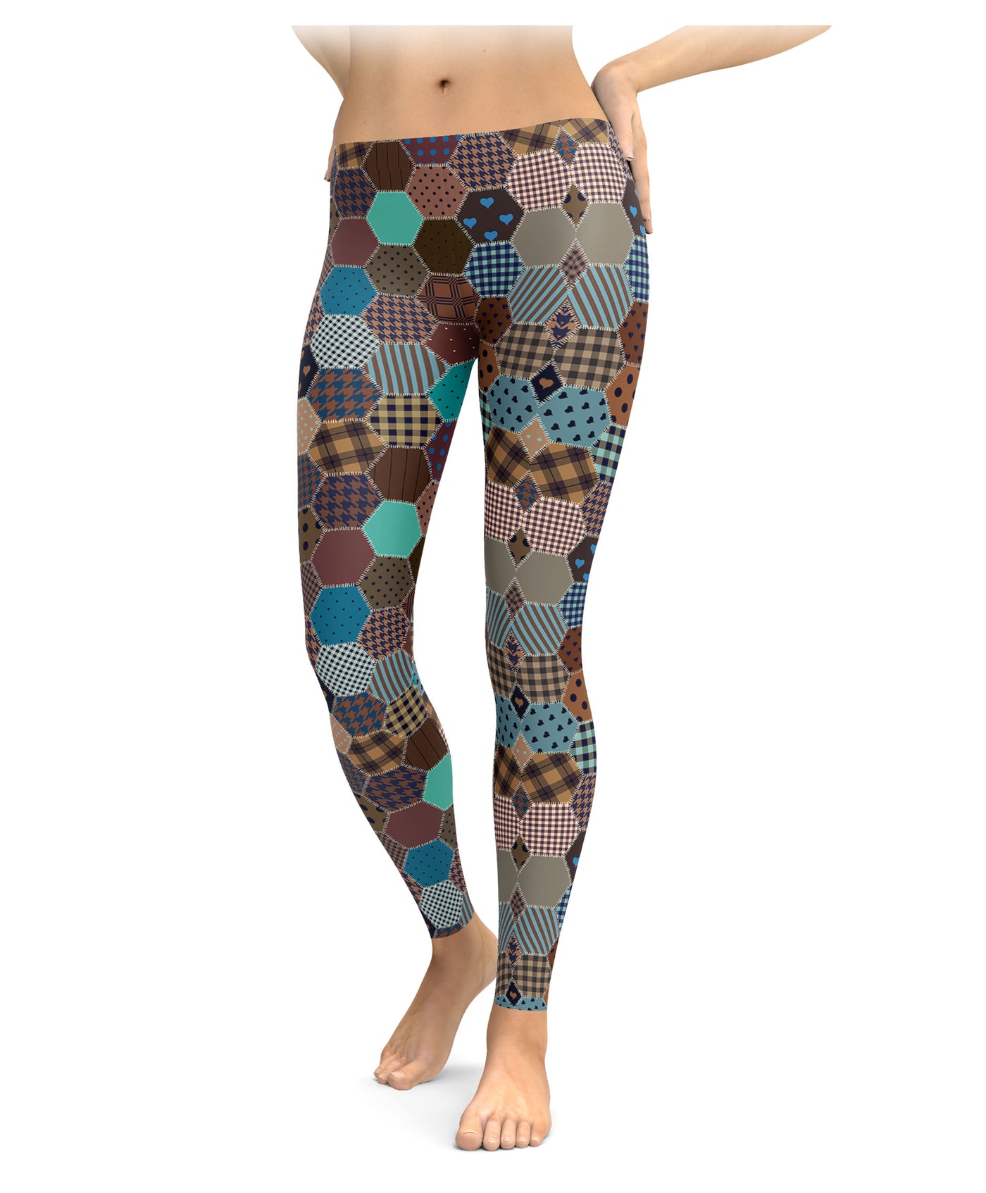 Hex Quilty-Style Leggings