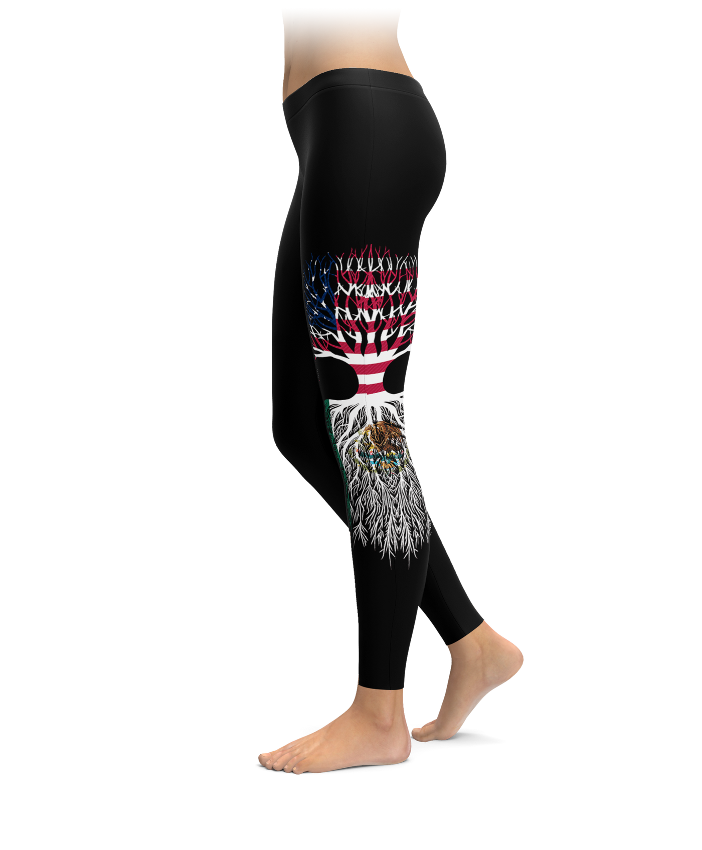 American Grown With Mexican Roots Leggings