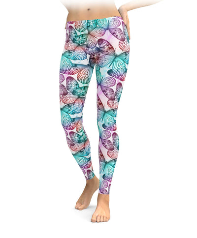 Colorful Butterfly Leggings