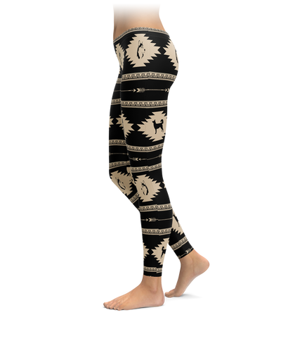Aztec Husky Pattern Leggings