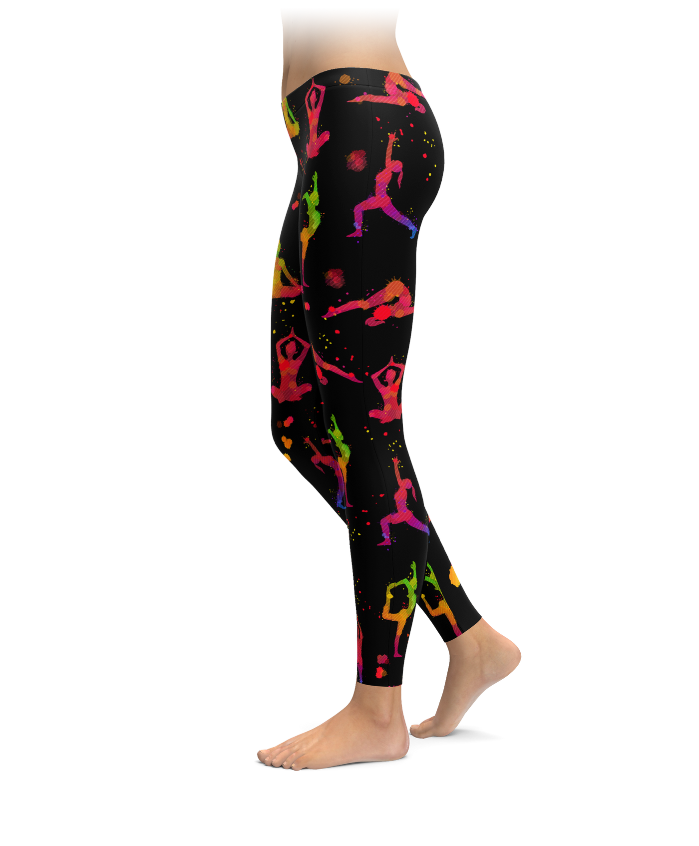 Paint Splatter Yoga Leggings