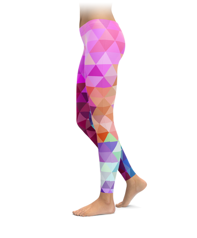 Abstract Triangle Leggings