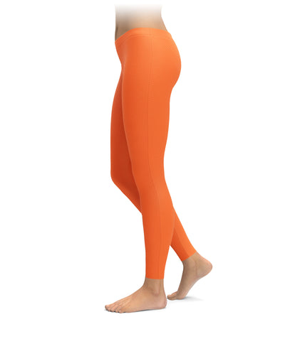Solid Orange Leggings