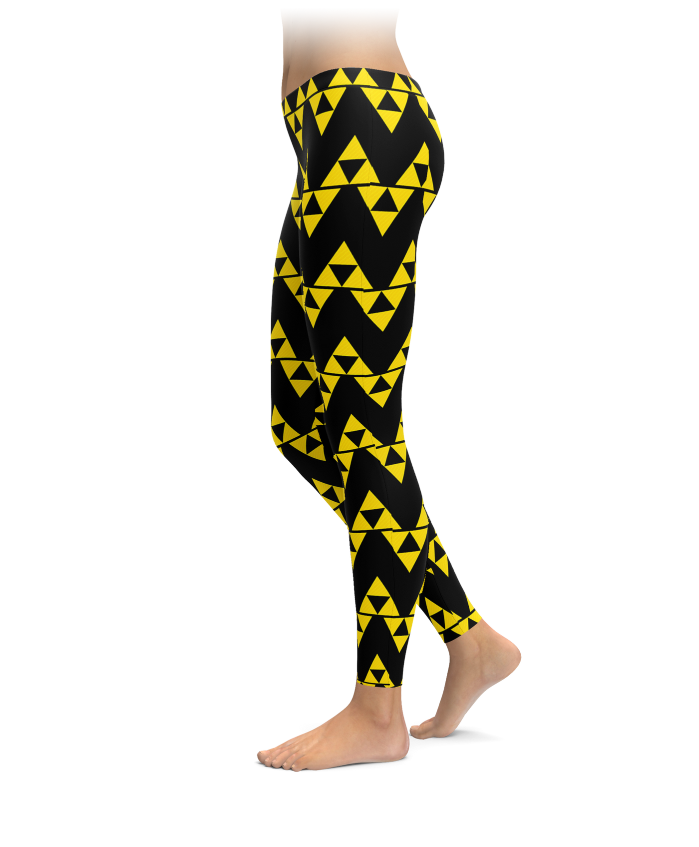 Yellow & Black Triforce Leggings