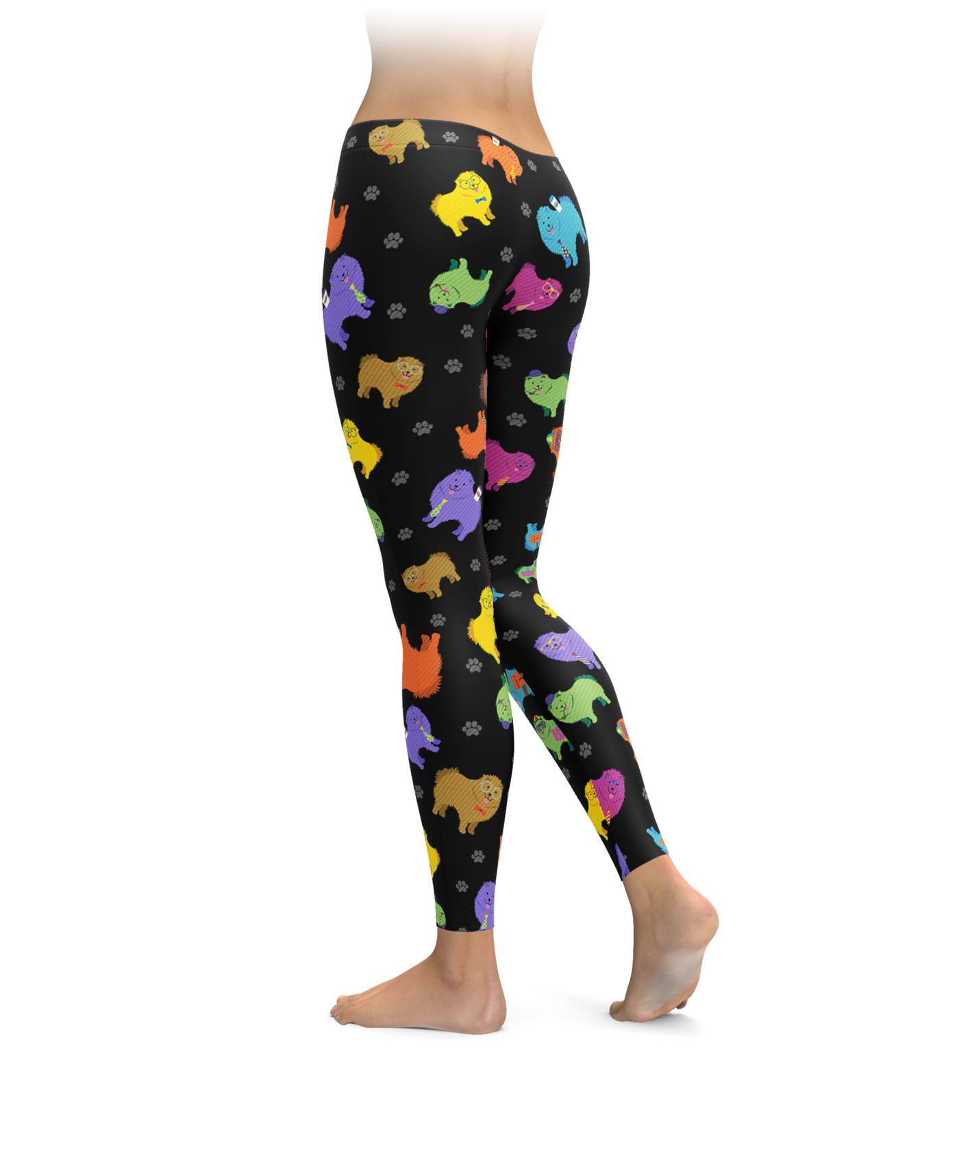 Colorful Chow Chows Leggings