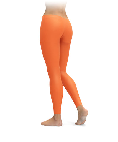 Solid Orange Leggings