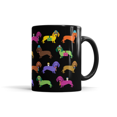 Colorful Dachshund Mug