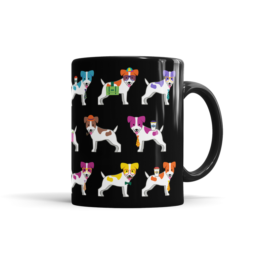 Colorful Jack Russell Terrier Mug
