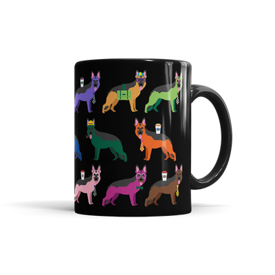 Colorful German Shepherd Mug