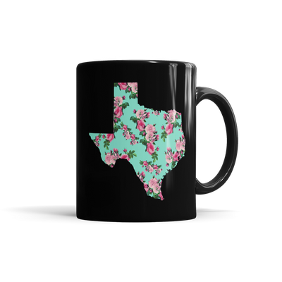 Texas Floral Silhouette