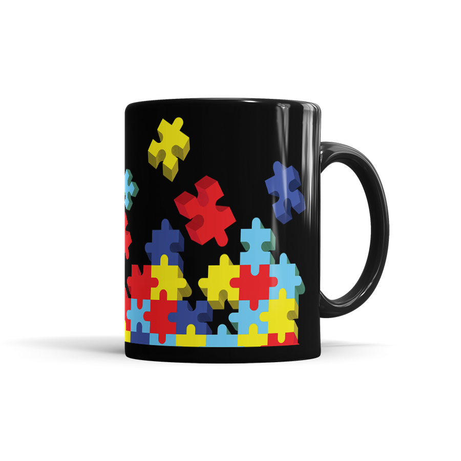Autism Puzzle Pieces Mug