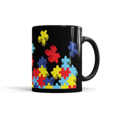 Autism Puzzle Pieces Mug