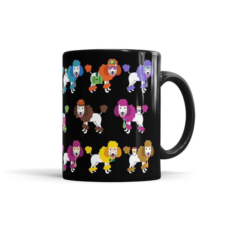 Colorful Poodle Mug