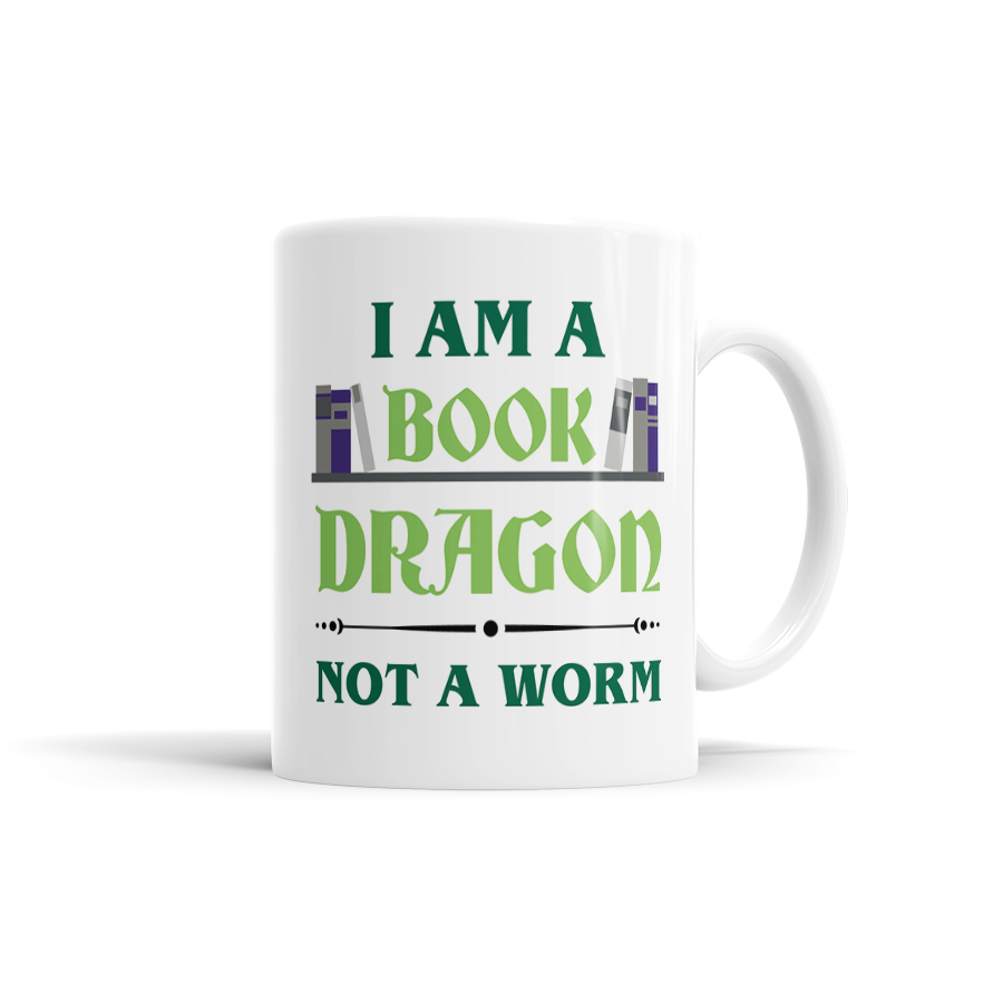 I Am A Book Dragon - Not A Bookworm
