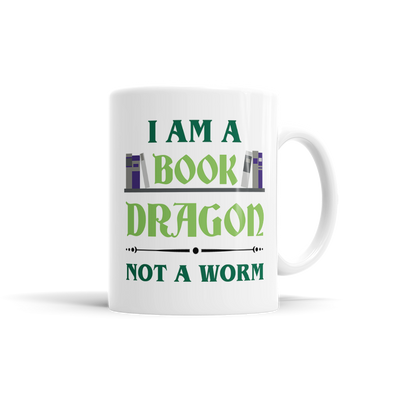 I Am A Book Dragon - Not A Bookworm
